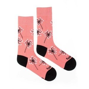 Ponožky Zaláskovaná pampeliška růžová Fusakle