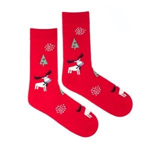 Ponožky Feetee Reindeer Fusakle