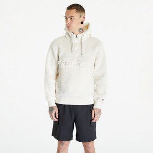 Champion Hooded Half Zip Top White