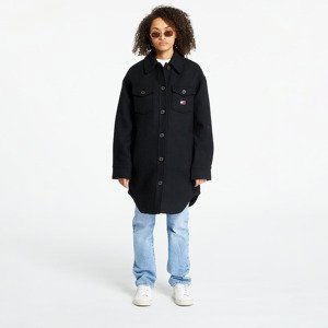 Tommy Jeans Wool Coat Black