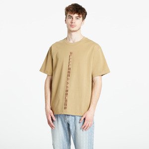 PLEASURES Drag Heavyweight T-Shirt Beige