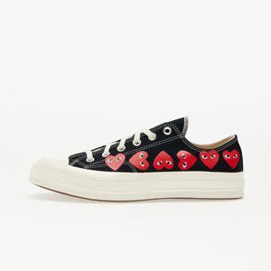 Converse x Comme des Garcons PLAY Chuck Taylor 70 OX Multi Heart Black/ Hi Risk Red/ Egret