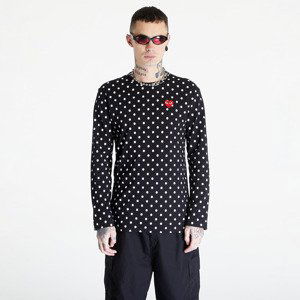 Comme des Garçons PLAY Heart Logo Long Sleeve Tee UNISEX Black