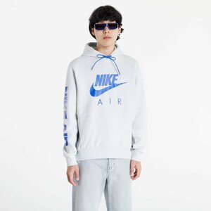 Nike Air Brushed Back Pullover Hoodie Photon Dust/ Particle Grey/ Hyper Royal