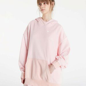 Nike NSW Over-Oversized Fleece Hoodie Atmosphere/ Arctic Orange/ White