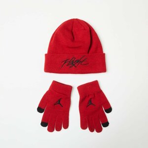 Jordan Flight Beanie Set Gym Red