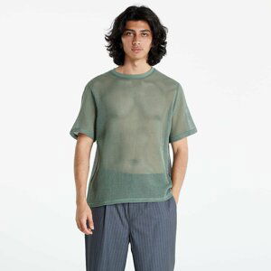 Stüssy Cotton Mesh Short Sleeve Crew Green