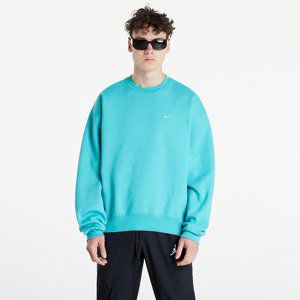 NikeLab Solo Swoosh Men's Fleece Crew Washed Teal/ White