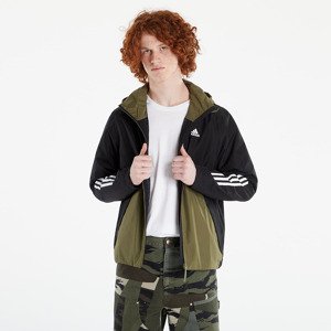 adidas Performance BSC 3-Stripes RAIN.RDY Jacket Black/ Focus Olive