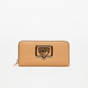 Chiara Ferragni Eyelike Buckle Wallet Camel