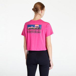 Napapijri S-Cold Ss Crop Tee Pink Clash