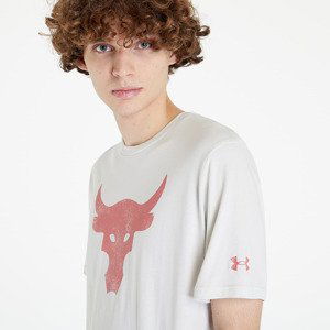 Under Armour Project Rock Brahma Bull Short Sleeve Summit White/ Deco Rose