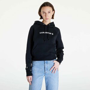 Converse Wordmark Fleece Pullover Hoodie Black