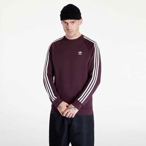 adidas Originals Adicolor Classics 3-Stripes Crew Sweatshirt Shadow Maroon