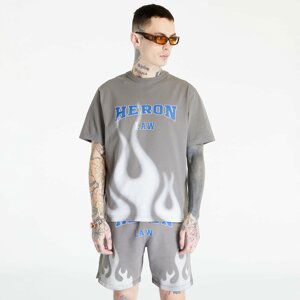 Heron Preston Heron Law Flames Short Sleeve Tee Grey/ White