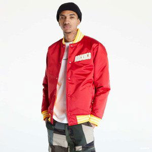 Mitchell & Ness Heavyweight Satin Houston Rockets Jacket Scarlet