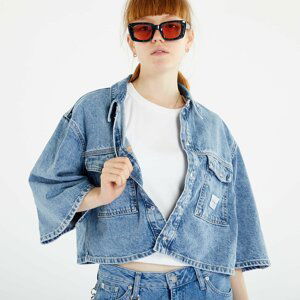 Calvin Klein Jeans Oversized Short Sleeve Jacket Denim Light