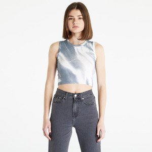 Calvin Klein Jeans Motion Blur Aop Rib Tank Top Grey