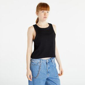 Calvin Klein Jeans Ribbed Tank Top Black