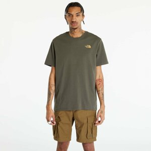 The North Face Redbox Celebration Short Sleeve Tee New Taupe Green/ Khaki Stone