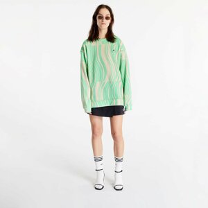 adidas x Stella McCartney Truecasuals Graphic Sweatshirt Screaming Green/ Blush Pink