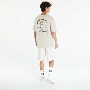 New Era Character Graphic Oversized Cream T-Shirt UNISEX Stone/ Black