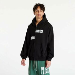 PLEASURES Evolution Zip Up Hoodie Black