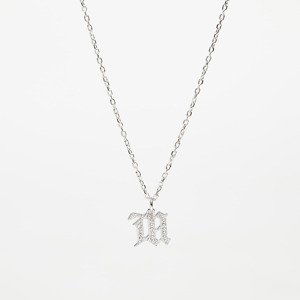 MISBHV Small Crystal M Chain Silver