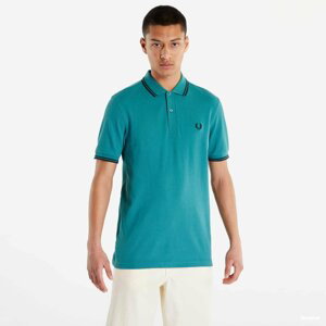 FRED PERRY Twin Tipped Fred Perry Shirt Deep Mint