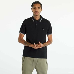 FRED PERRY Back Graphic Polo Shirt Black
