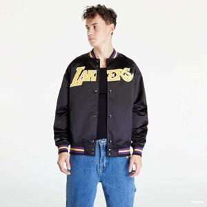 Mitchell & Ness NBA Lightweight Satin Jacket Lakers Black