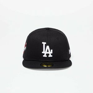 New Era Los Angeles Dodgers Team Side Patch 59Fifty Fitted Cap Black/ Optic White