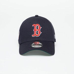 New Era Boston Red Sox Team Side Patch 9Forty Adjustable Cap Navy/ Scarlet