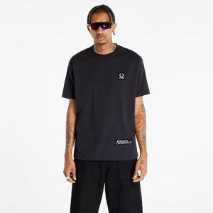 FRED PERRY x RAF SIMONS Printed Patch Relaxed Tee Black