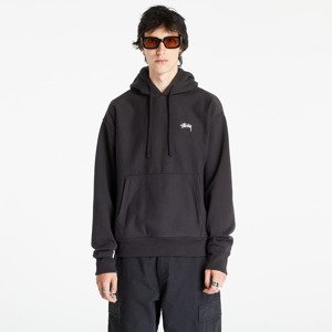 Stüssy Stock Logo Hoodie UNISEX Washed Black