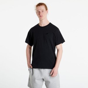 Tričko Nike NSW Knit Lightweight Short Sleeve Tee Black/ Black/ Black XS