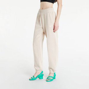 Tepláky Nike NSW Essential Clctn Fleece Medium-Rise Pants Sanddrift/ White XL