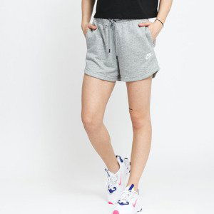 Šortky Nike NSW Essential Fleece High-Rise Shorts French Terry Dk Grey Heather/ White L