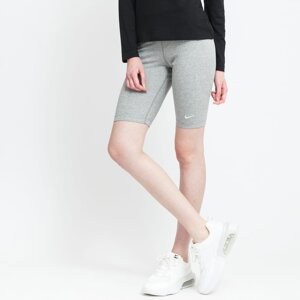 Šortky Nike NSW Essential Medium-Rise Biker Shorts Dk Grey Heather/ White L