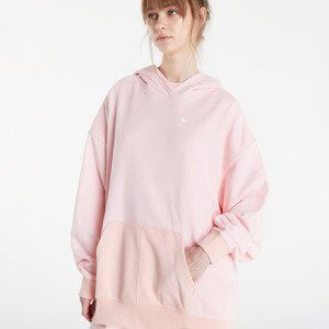 Mikina Nike NSW Over-Oversized Fleece Hoodie Atmosphere/ Arctic Orange/ White XS