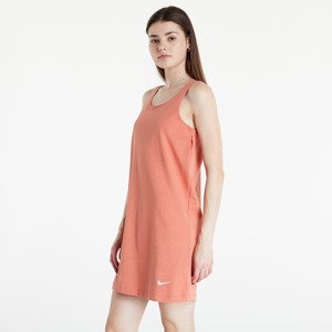 Šaty Nike NSW Jersey Tank Top Dress Madder Root/ White S