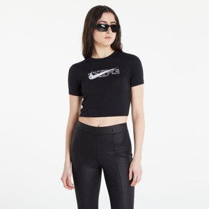 Tričko Nike NSW Oversized Slim Crop Tee Black L