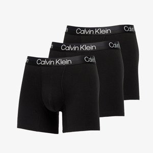 Boxerky Calvin Klein Structure Cotton Boxer Brief 3-Pack Black S