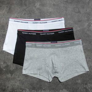 Boxerky Tommy Hilfiger 3 Pack Low Rise Trunks Black/ White/ Grey Heather XXL