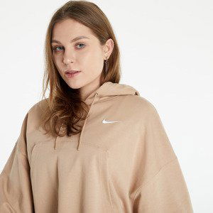 Mikina Nike NSW Women's Oversized Jersey Pullover Hoodie Hemp/ White L