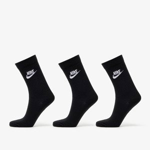 Ponožky Nike Sportwears Everyday Essential Crew 3-Pack Socks Black/ White S