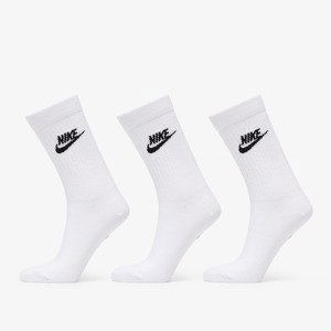 Ponožky Nike Sportswear Everyday Essential Crew Socks 3-Pack White/ Black L