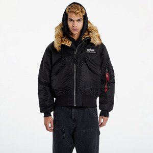 Bomber Alpha Industries 45P Hooded Custom Black/ Reflective XXL