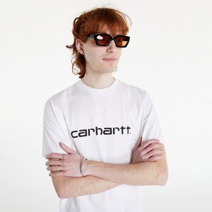 Tričko Carhartt WIP S/S Script T-Shirt White/ Black L