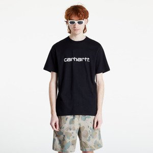 Tričko Carhartt WIP S/S Script T-Shirt Black/ White XL